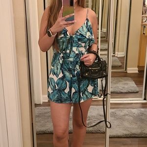 Forever 21 Printed Romper